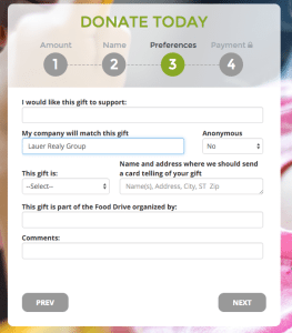 donation form goodman
